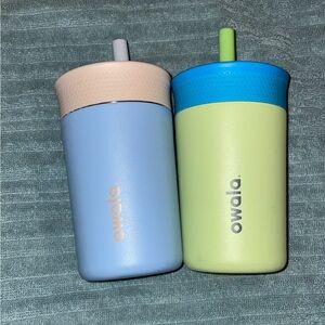 Owala Kids Sippy Cup Set - Blue and Green